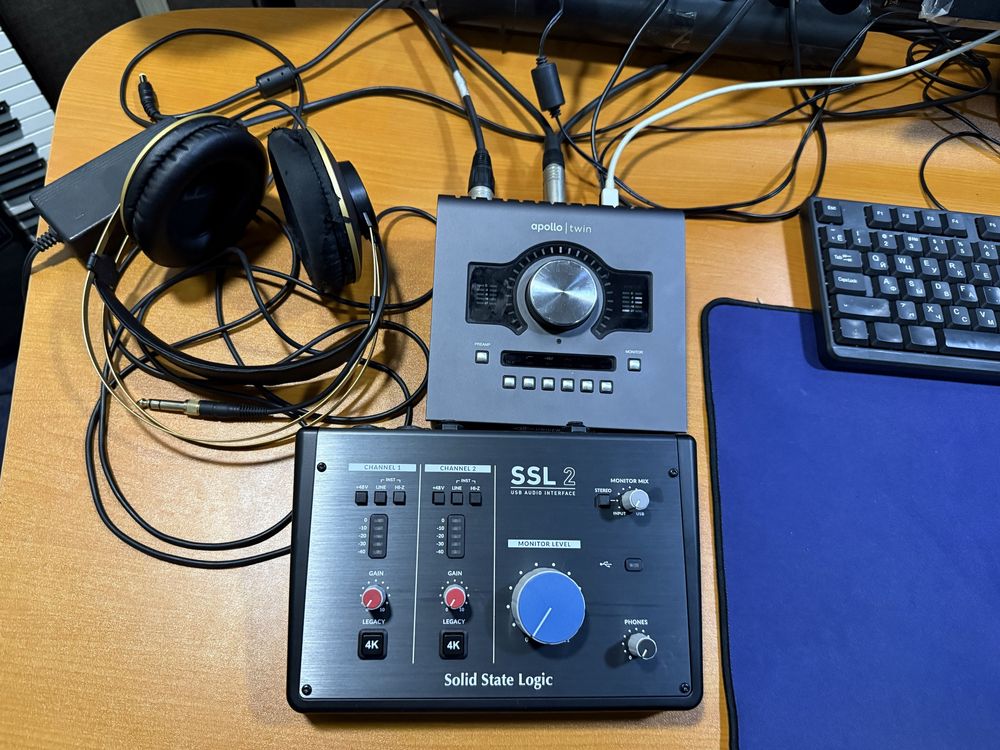 Кәсіби SSL 2 MKII аудио интерфейсі звуковой карта