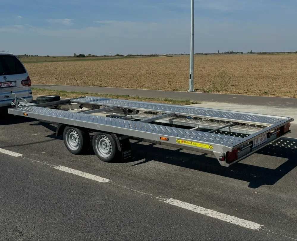 Trailer Gala 4.5m. 420kg. 2.7T. Full-Aluminiu. 2025