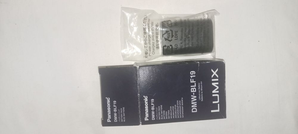 Оригинальный аккумулятор Panasonic DMW-BLF19 для Lumix (новый)
