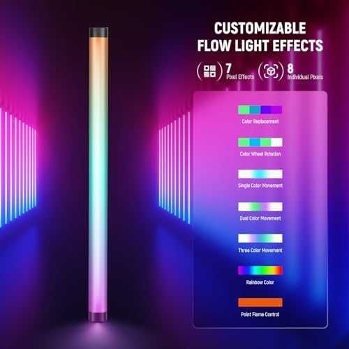Ново Професионално RGB студийно осветление 200W с дистанционно ефекти