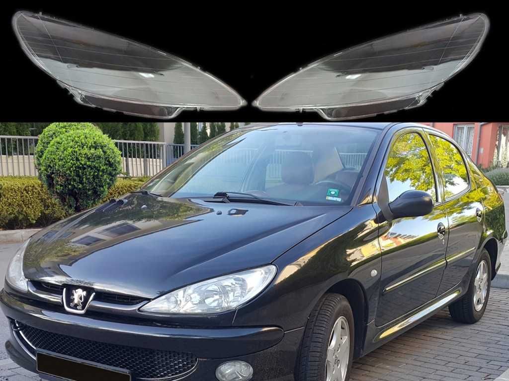 Стъкла за фарове на Peugeot 206   555