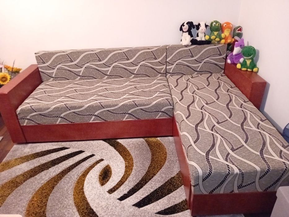 Colțar extensibil,cu 2 locuri de depozitare