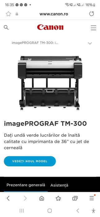 Plotter A0 Canon TM-300