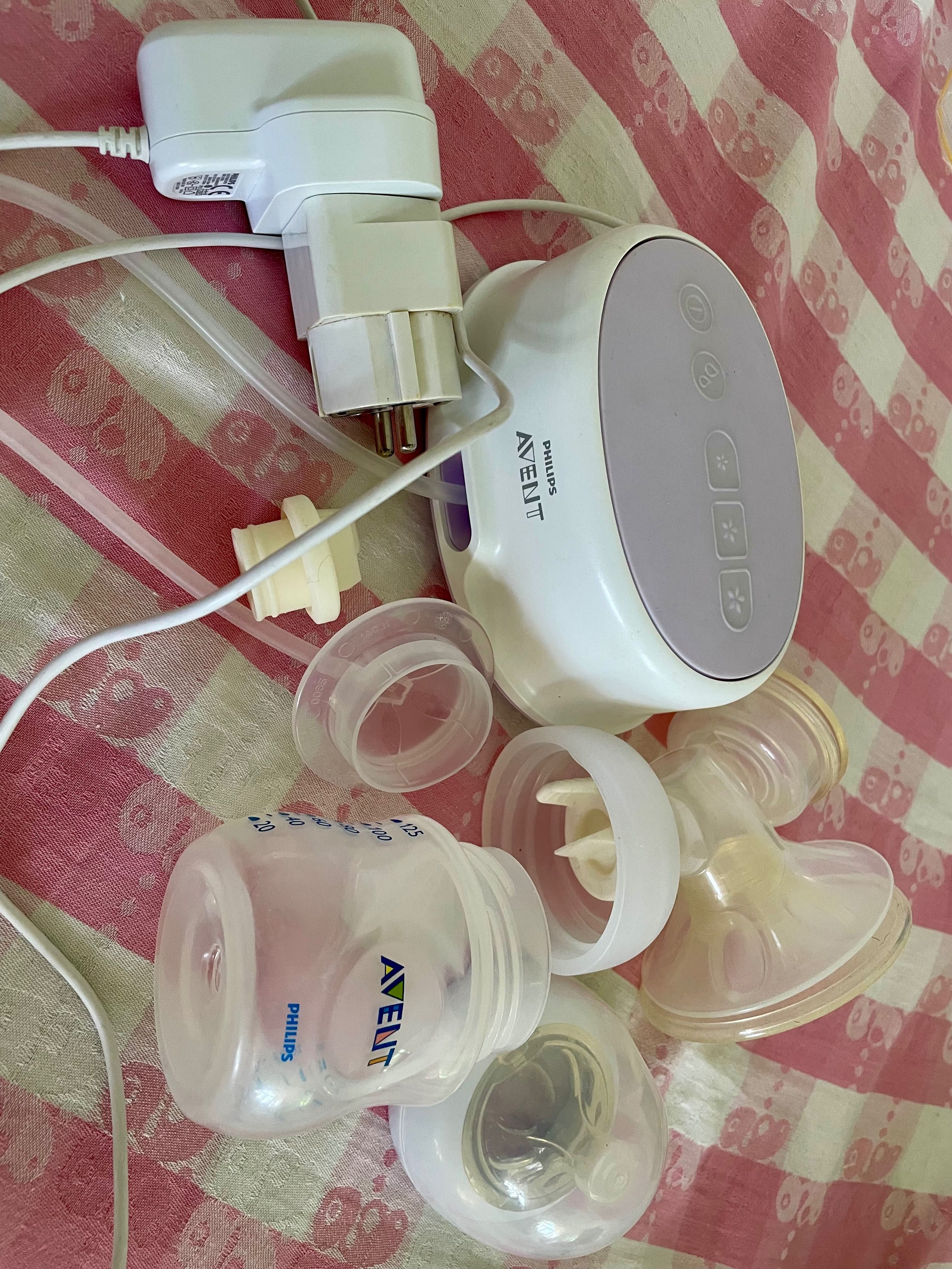 Philips Avent / Авент нагревател и помпа, подарък силиконова чинийка