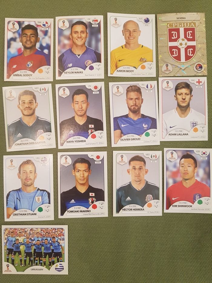 Stickere ( abtibilduri) FIFA World Cup Russia 2018