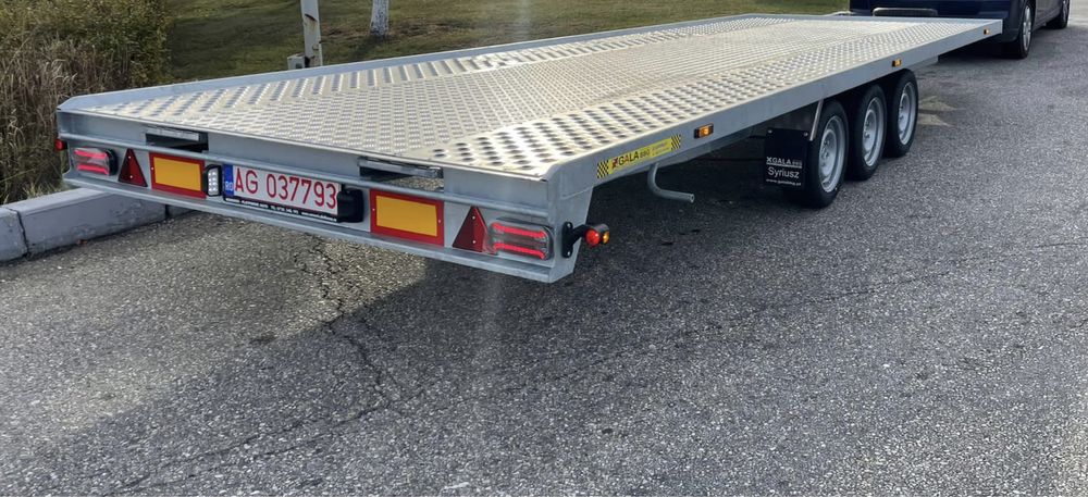 Închiriere platforma auto închiriez remorca dubla 8, 8,5 9m 3,5t