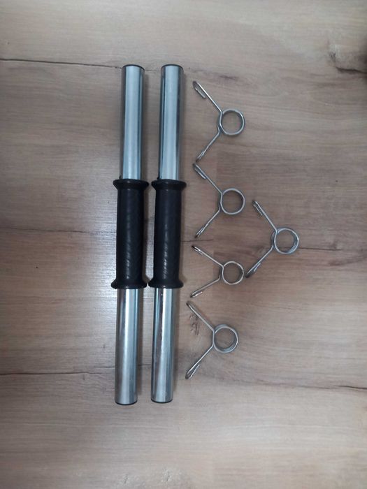 Комлект (Крив лост + тежести +гриф за дъмбел)