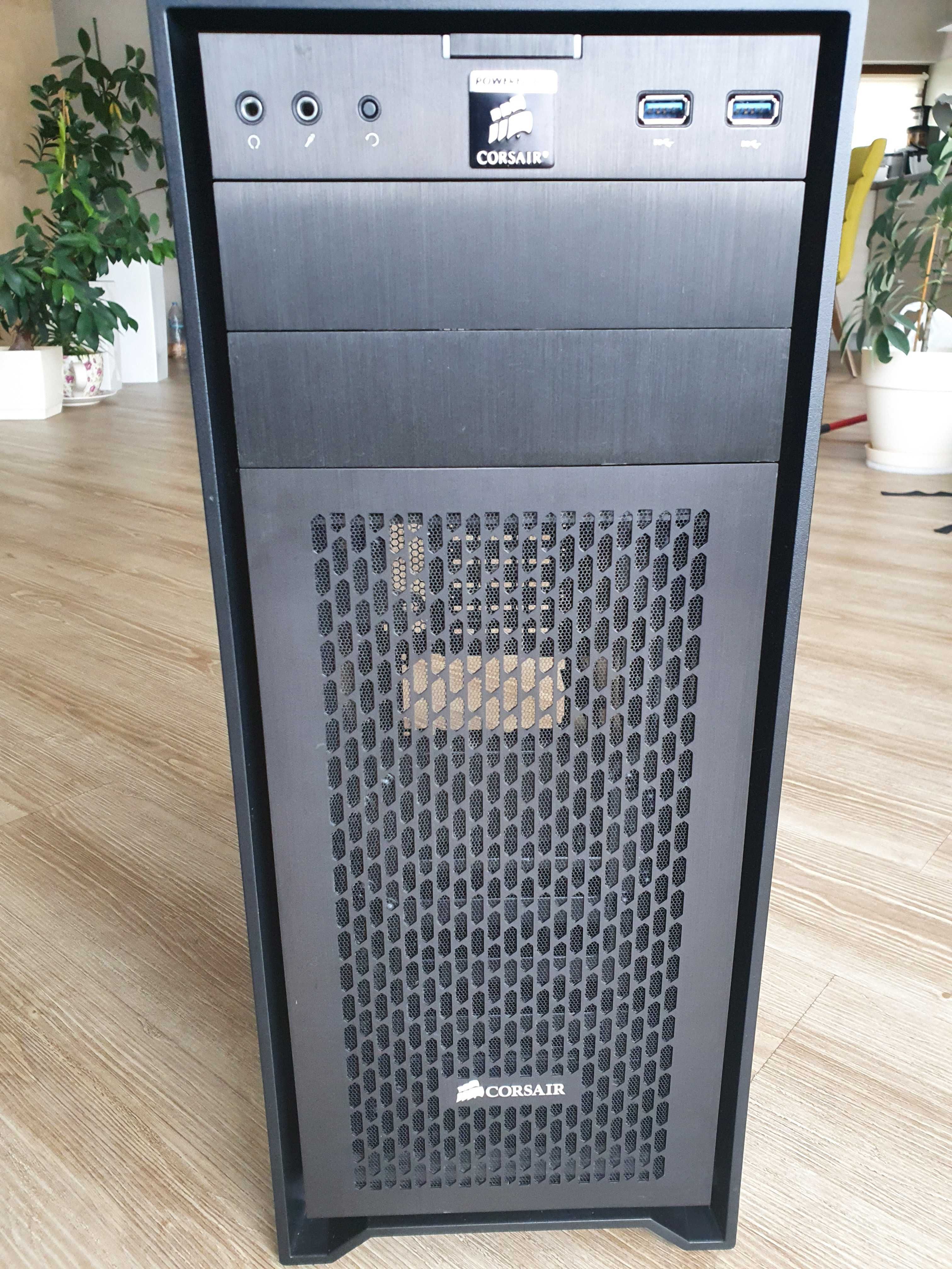 Carcasa Corsair Obsidian 450D mATX Mid Tower, fara sursa, Negru