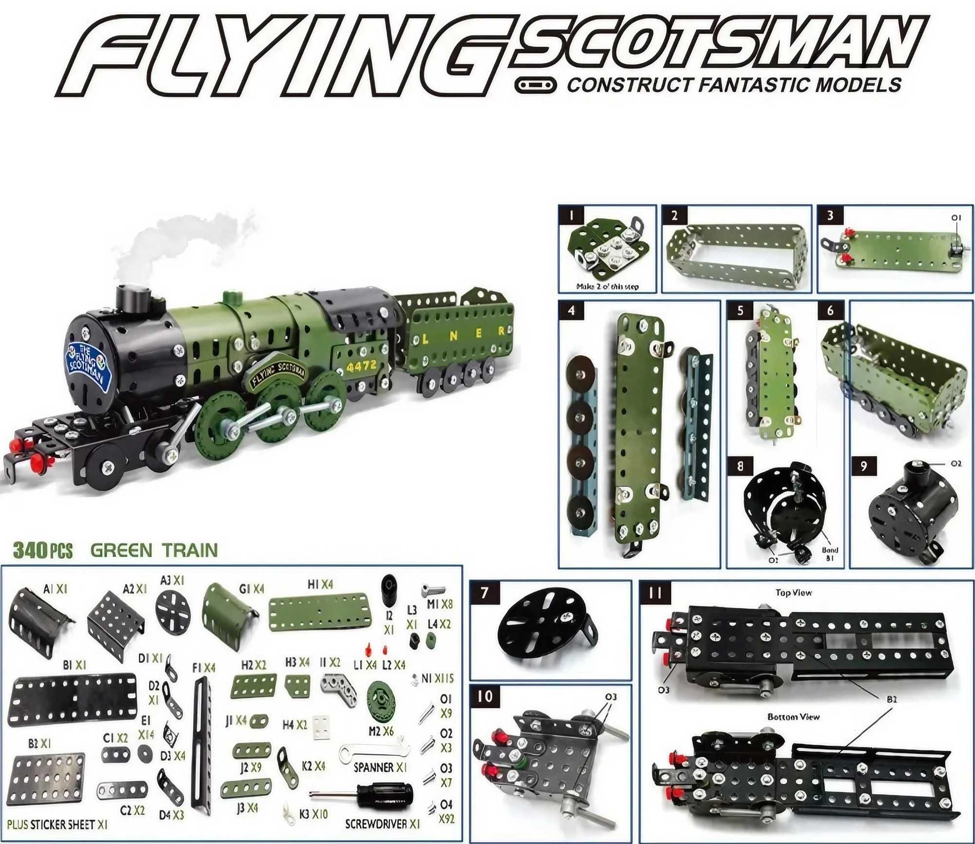 Сега The Flying Scotsman е метален к-тор с 340 ч. Летящият Шотландец