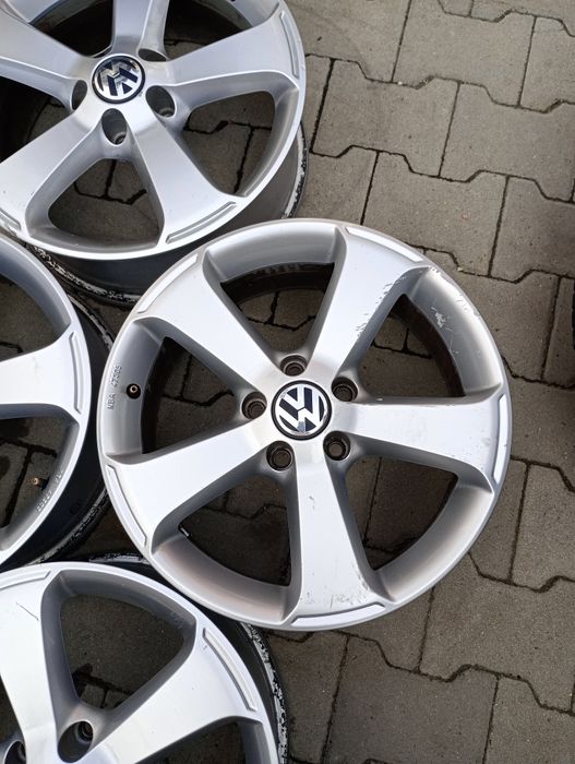 4 jante 5x112 R17 originale w passat cc b7 b8 golf 5 6 7 Turan Tiguan