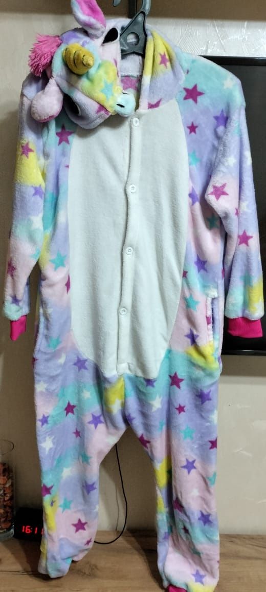Пижама кигуруми единорог