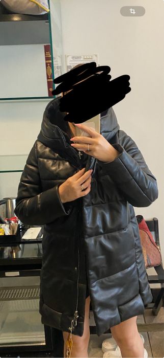 Куртка зимняя натуральная кожа