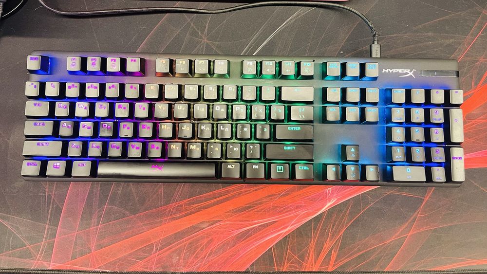 Клавиатура HyperX Alloy Origins HX-KB6BLX-RU черный