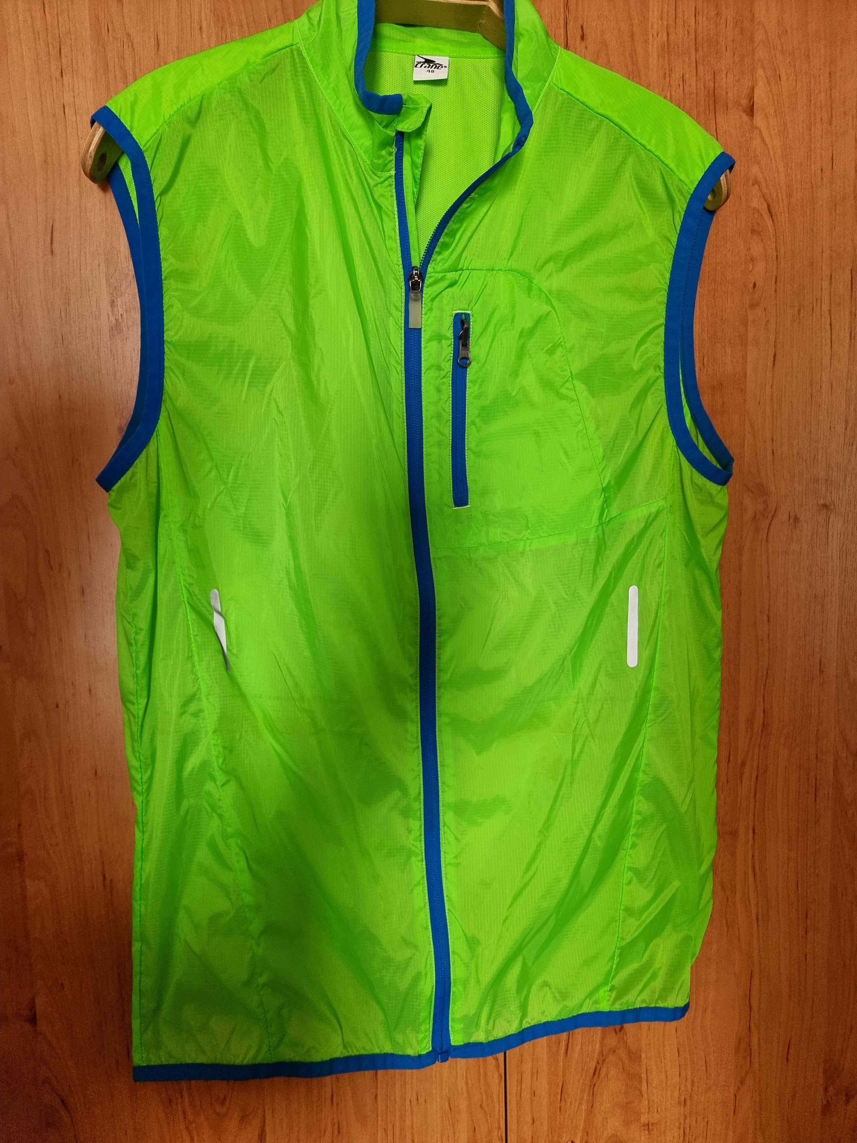 Vesta Nike sport - verde fosforescent cu buzunar pt jogging etc