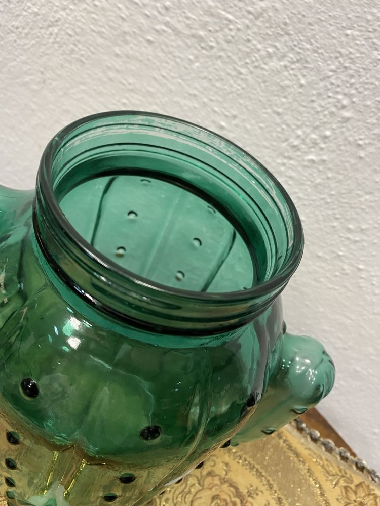 Френски буркан от стъкло с кранче кактус