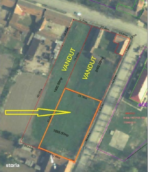 Teren Zgribesti numai 5 euro/mp