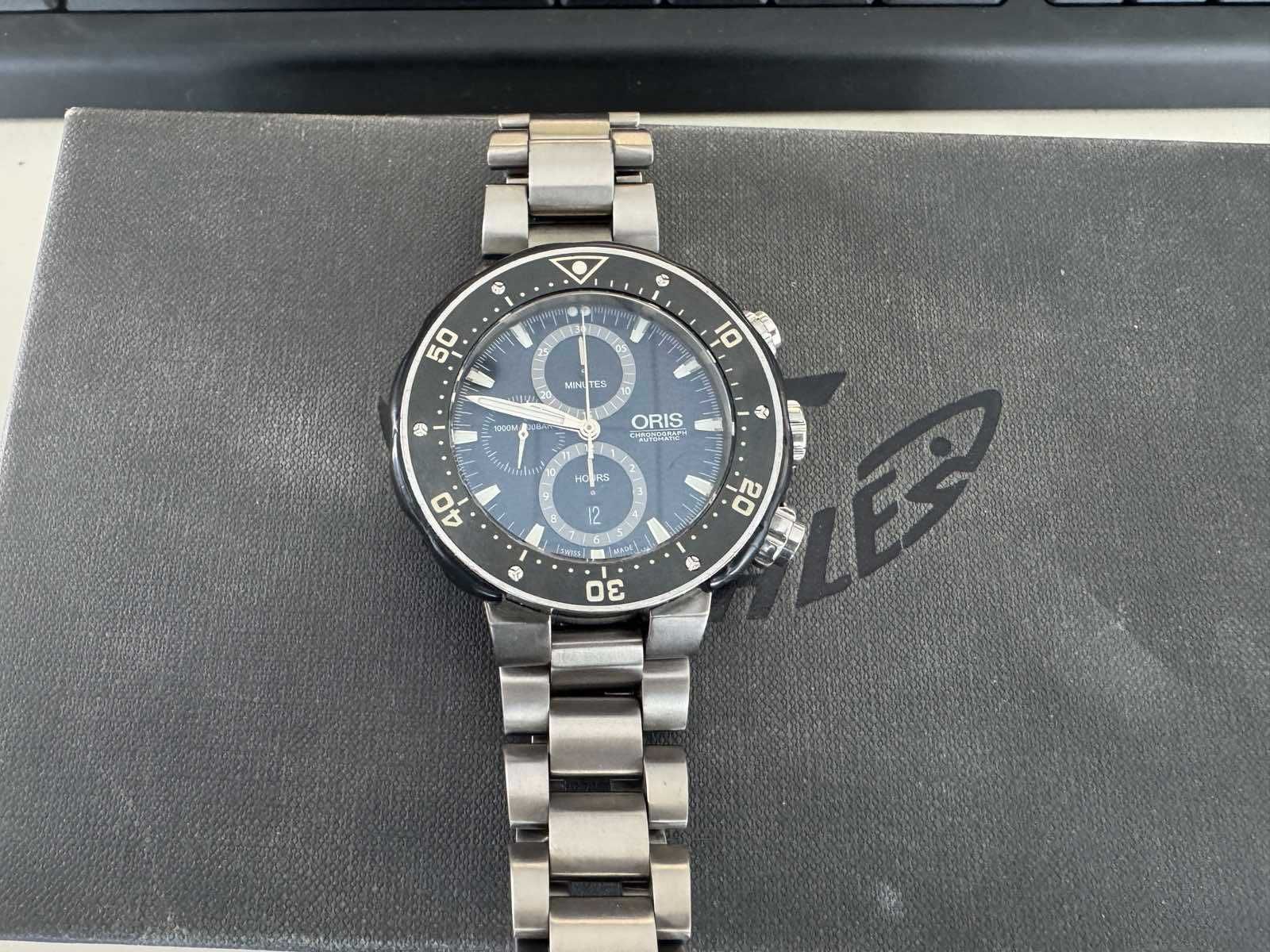 Oris 51mm Prodiver chronograph tittanium