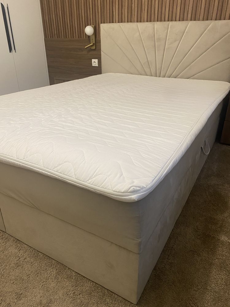 Тапицирано легло-boxspring 140х200 см