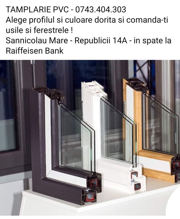 Tamplarie PVC si sisteme de umbrire