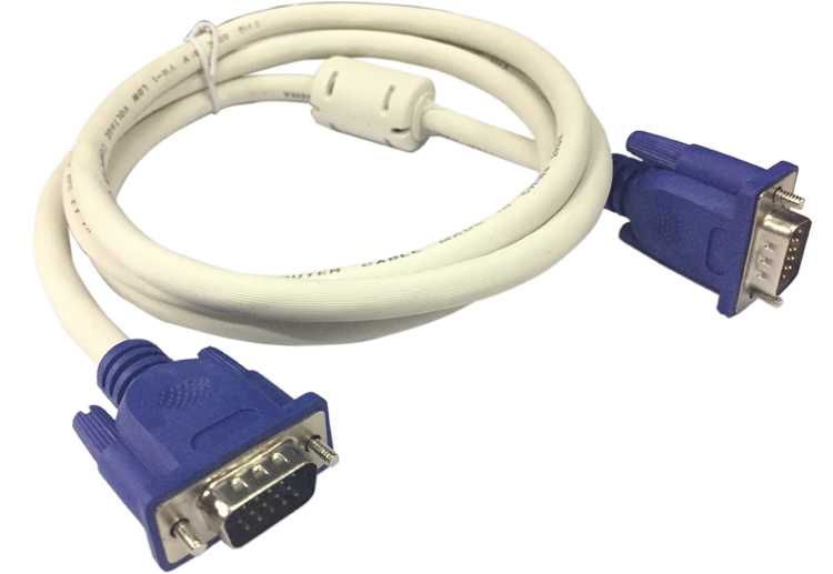 Кабель VGA (D-Sub), 1.5m, для Компьютера и Монитора,