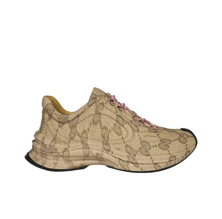 Gucci Run Gg Leather Sneaker In Beige обувки 36 - 45