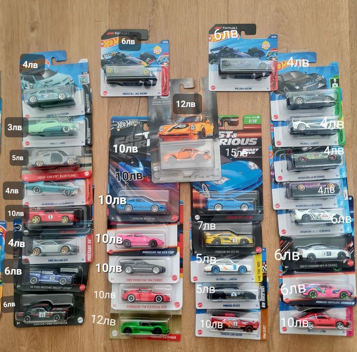 Hot wheels - Сет 5 броя