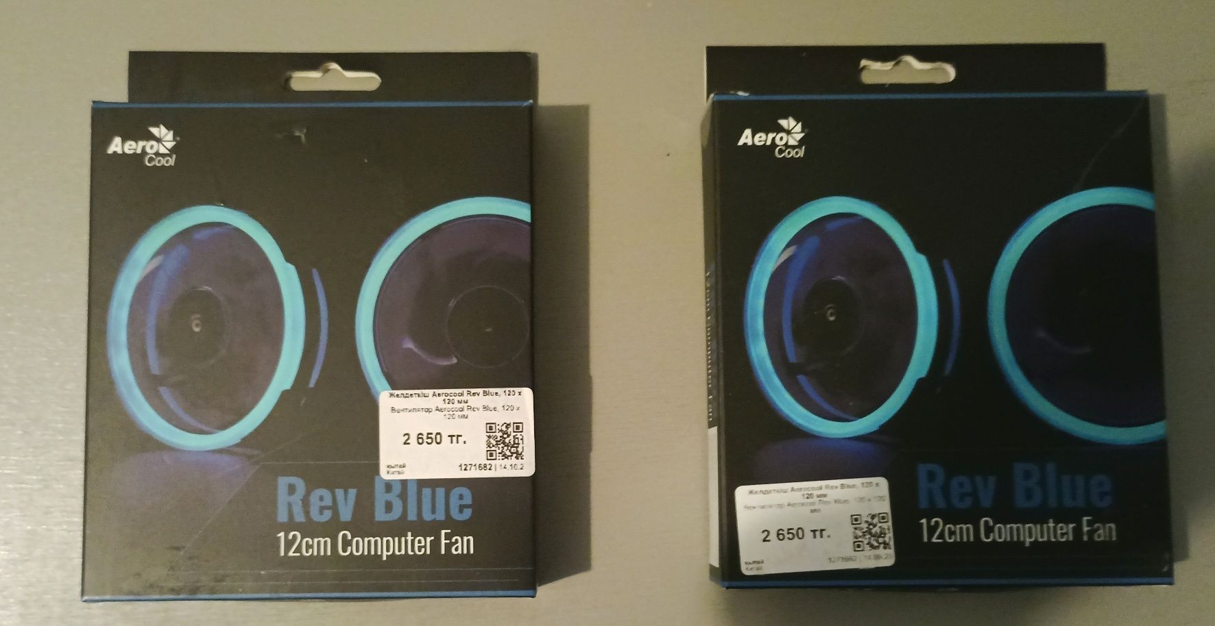 AeroCool Rev Blue 120 x 120мм в и ID-COOLING  NO-8025-SD 80x80x25мм