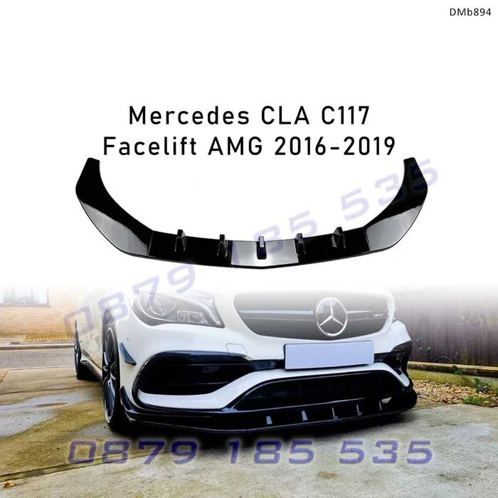 Тунинг преден спойлер лип сплитер AMG Mercedes CLA C117 Facelift