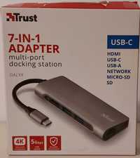 Adaptor multiport Trust Dalyx 7-in-1 23331, USB-C