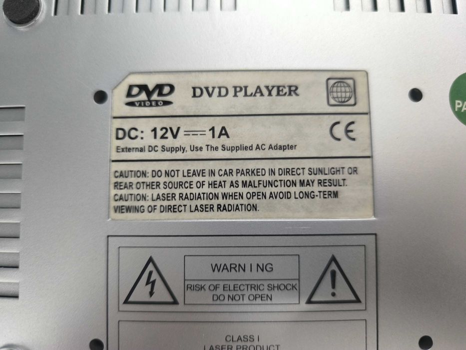 DVD Player Portabil - Compact, Multi-Format, DC12V