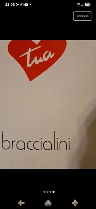 Cizme piele Bracialini