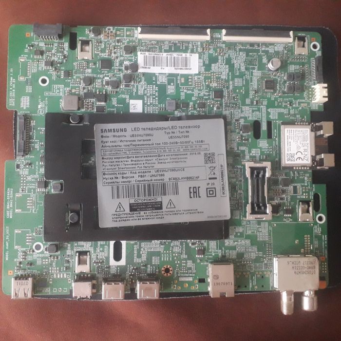 Продаю Б/У материнскую плату  от телевизора Samsung UE55NU