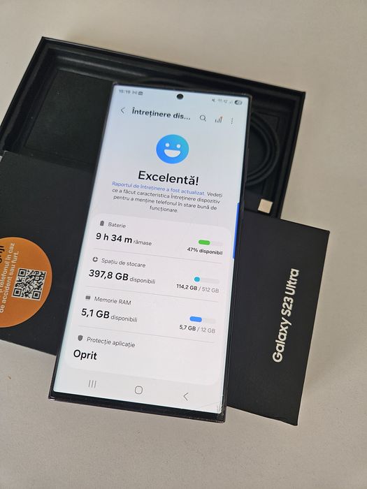 Vand Samsung S23 ultra 512 gb  12 gb ram