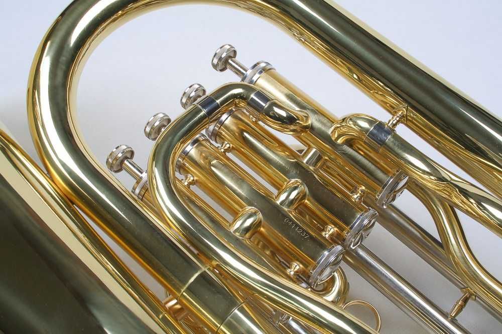 Eufoniu profesional 4 pistoane Karl Glaser Bb Baritonhorn auriu