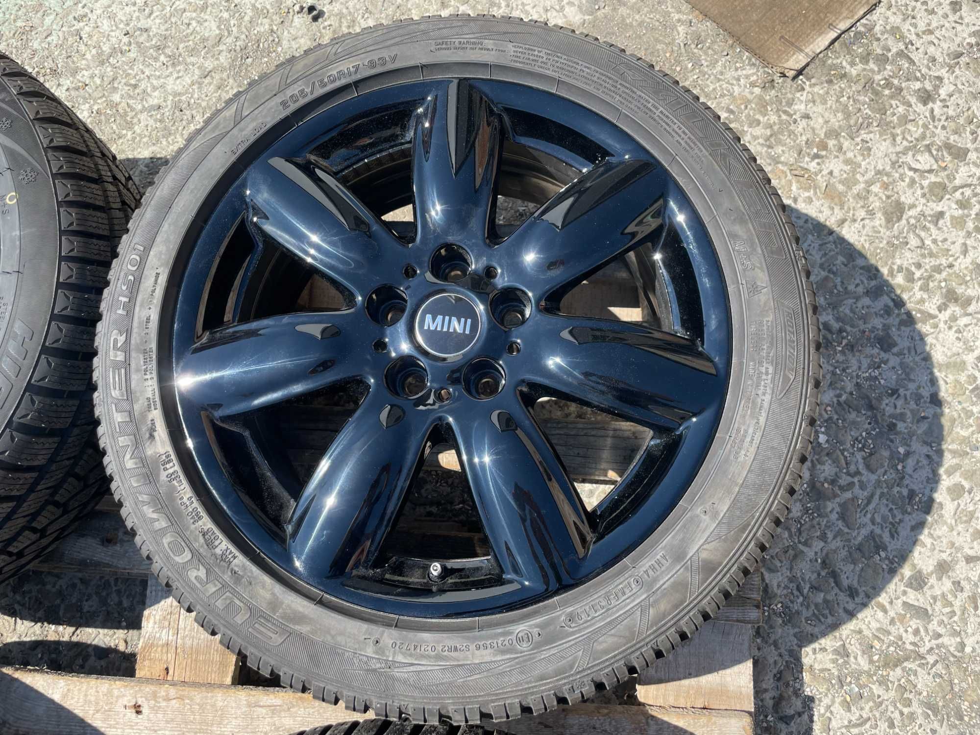 17 джанти 5х112 MIni CLUBMAN 7J et47 Гуми 205/50/17