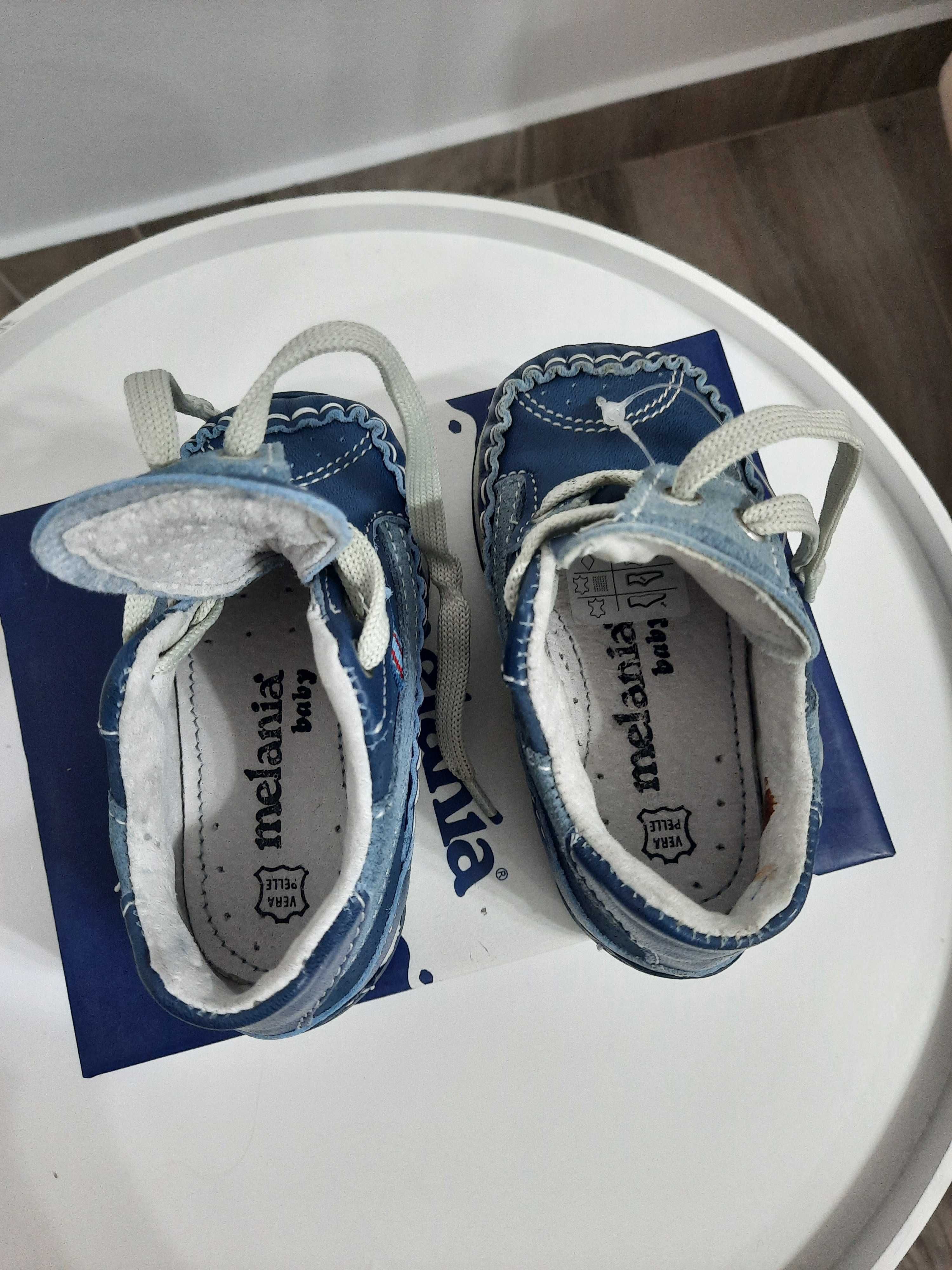 Pantofi din piele pentru copii,  marca Melania , unisex