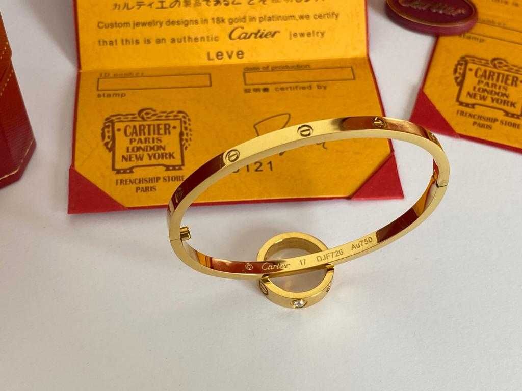 Brățară Cartier LOVE 17 Aur 18K Slim