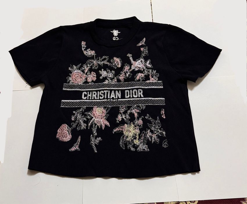 Черная кофта диор