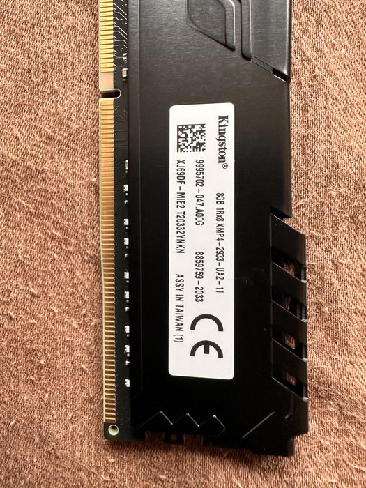 Комплект SSD HDD Памети 16 GB 2х8 DDR 4 2933MHZ HDD 1TB + Nvme 512gb