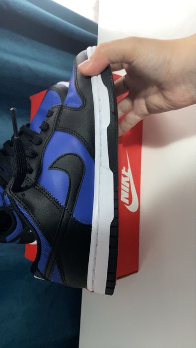 Nike dunk low blue and black(no jordan,puma,adidas,converse,vans)