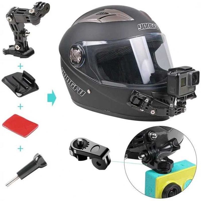 Set prindere casca cu adeziv si quick release GoPro 9/10/11/12/13 DJI