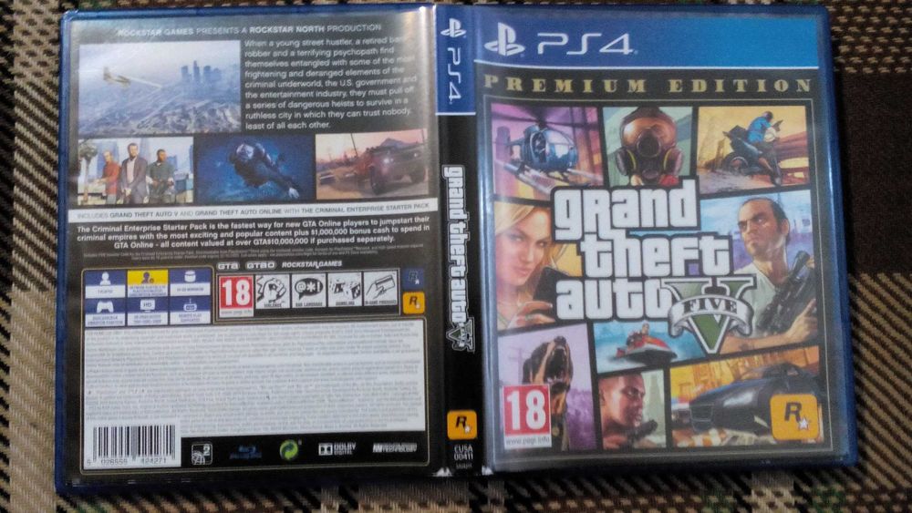 Playstation 4 PS4 игри GTA 5 и God Of War