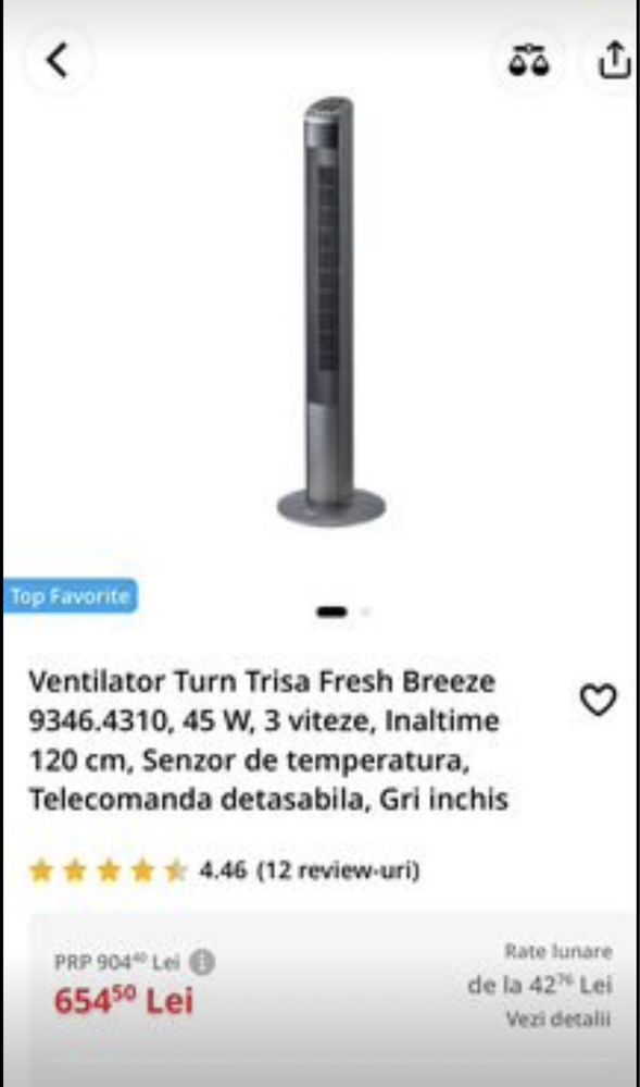 Ventilator Turn Trisa Fresh Breeze