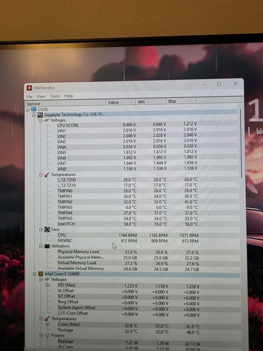 Vand setup placa de baza H610M H plus procesor i5 12400F plus