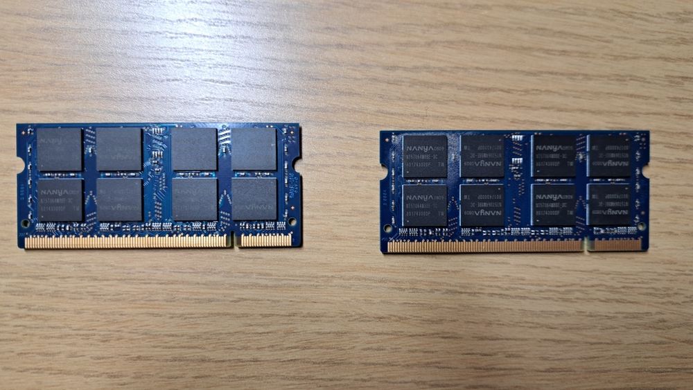 Memorie RAM sodimm DDR2, marca Nanya