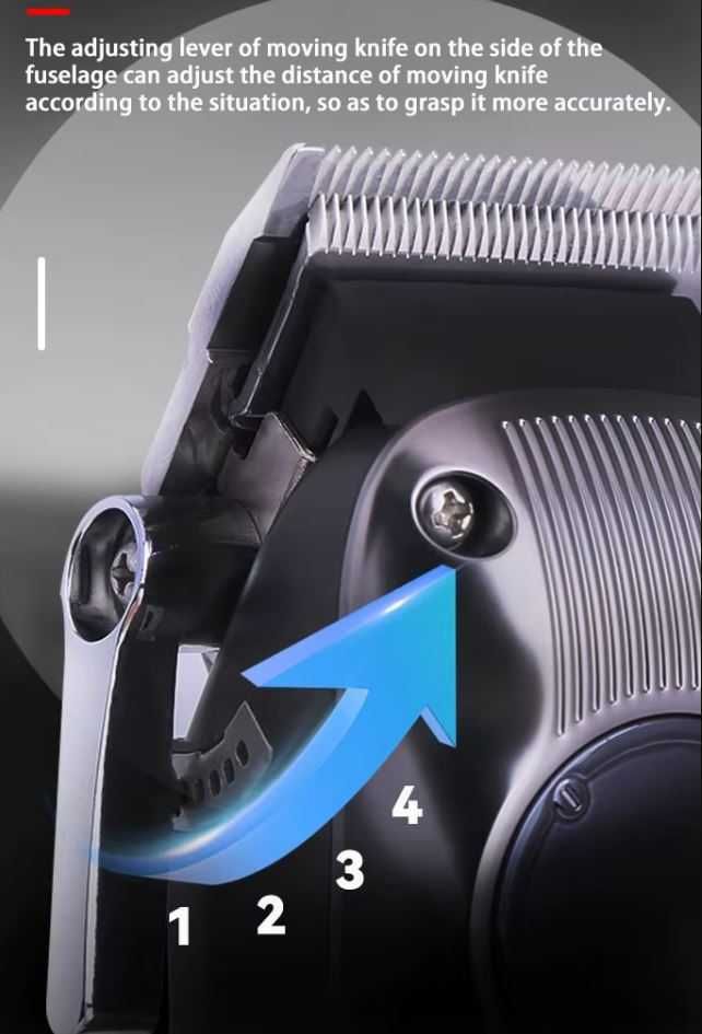 Професионална машинка за подстригване Kemei KM-1551, 8W