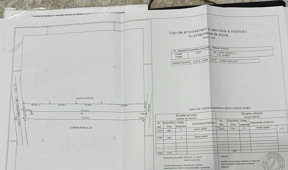 Teren intravilan, pozitie superba - 3800m2 cu Utilitati