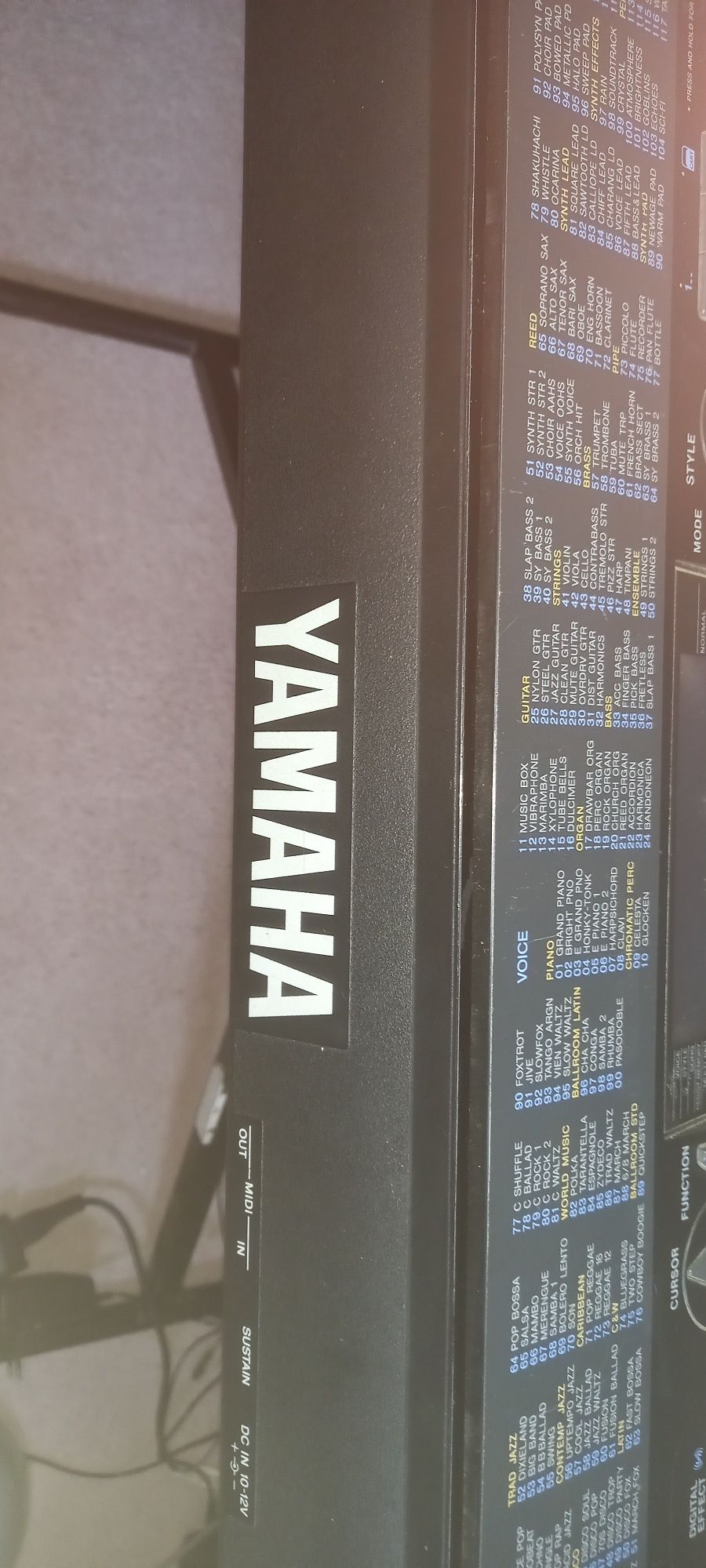 Yamaha psr 320, orga electronica, de studiu