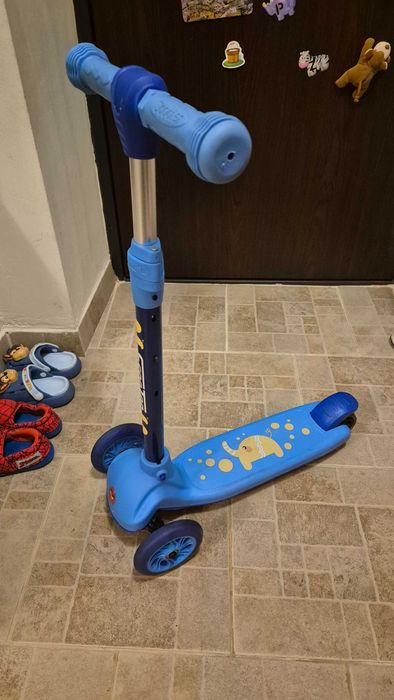 Trotineta 3 roti luminoase