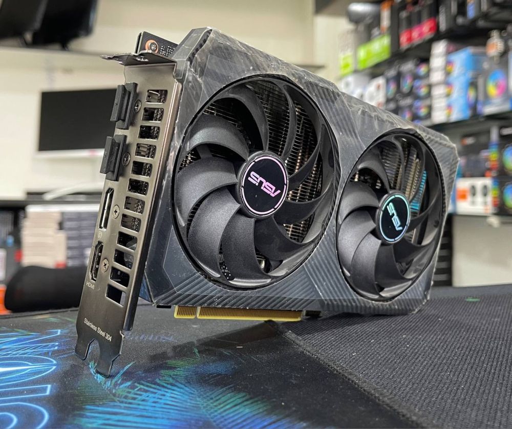 Asus RTX 3060 Dual 12Gb ideal sastyana